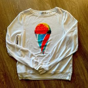 WILDFOX snow cone sweatshirt S